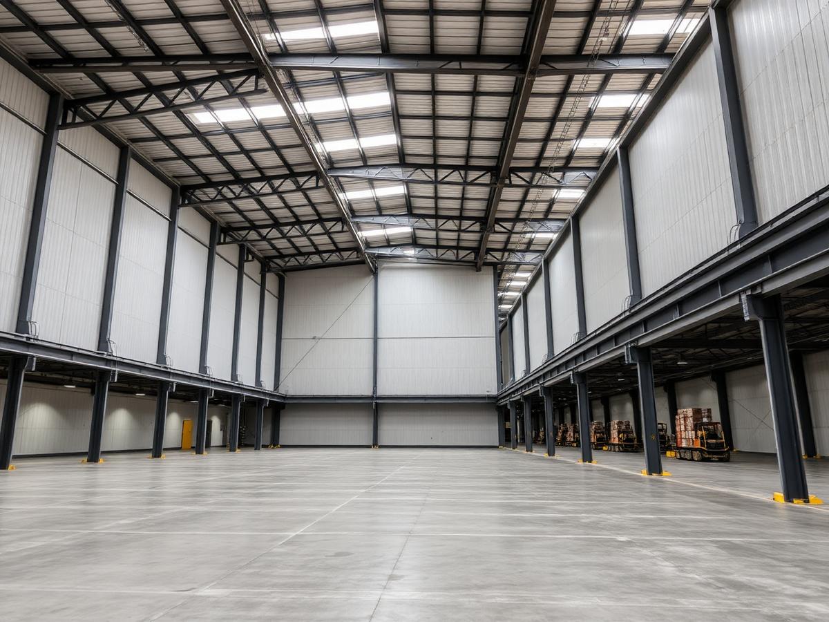 Warehouse construction project by Ever Build Co.